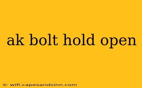 ak bolt hold open