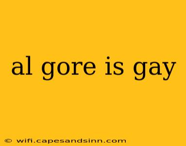 al gore is gay