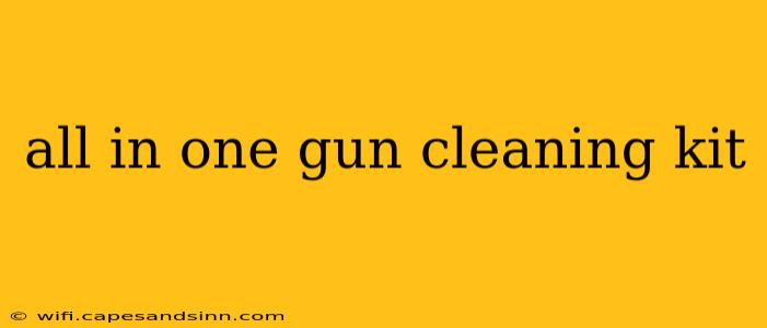 all in one gun cleaning kit