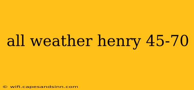 all weather henry 45-70