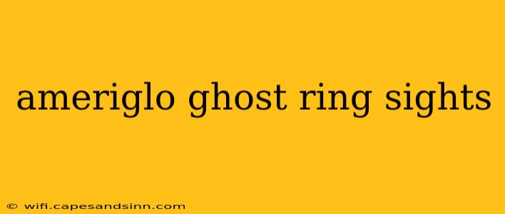 ameriglo ghost ring sights