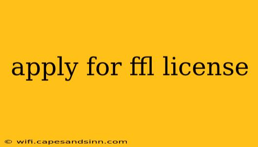 apply for ffl license