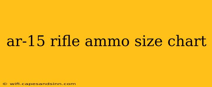 ar-15 rifle ammo size chart