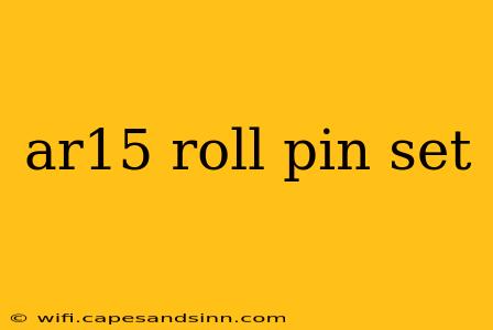 ar15 roll pin set