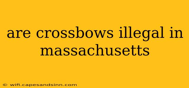 are crossbows illegal in massachusetts