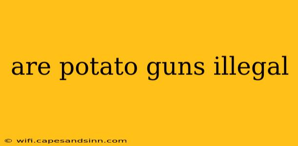 are potato guns illegal