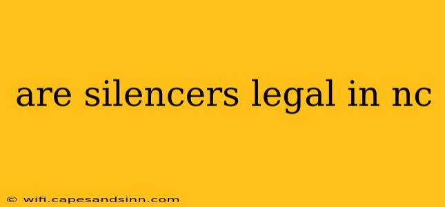 are silencers legal in nc