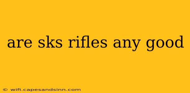 are sks rifles any good