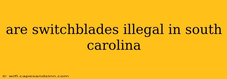 are switchblades illegal in south carolina