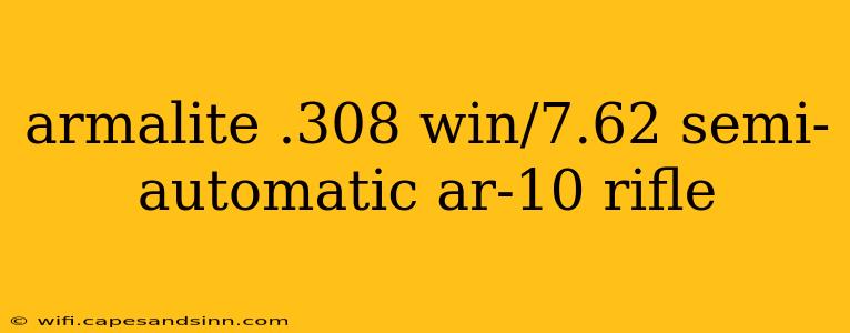 armalite .308 win/7.62 semi-automatic ar-10 rifle