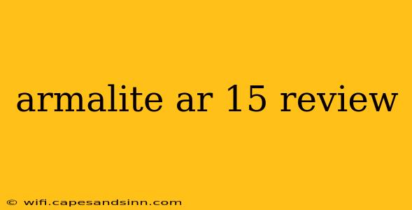 armalite ar 15 review