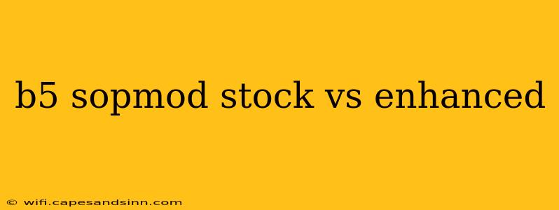 b5 sopmod stock vs enhanced