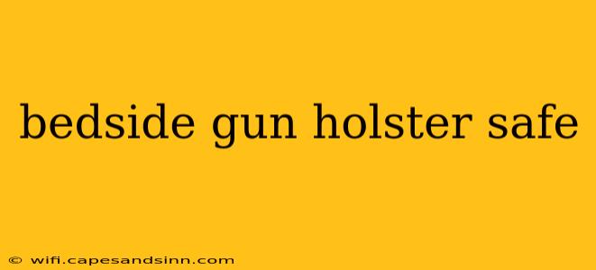 bedside gun holster safe