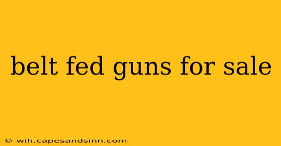 belt fed guns for sale