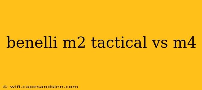 benelli m2 tactical vs m4