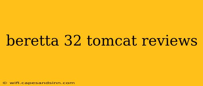 beretta 32 tomcat reviews