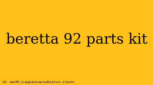 beretta 92 parts kit