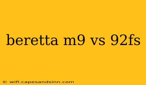 beretta m9 vs 92fs