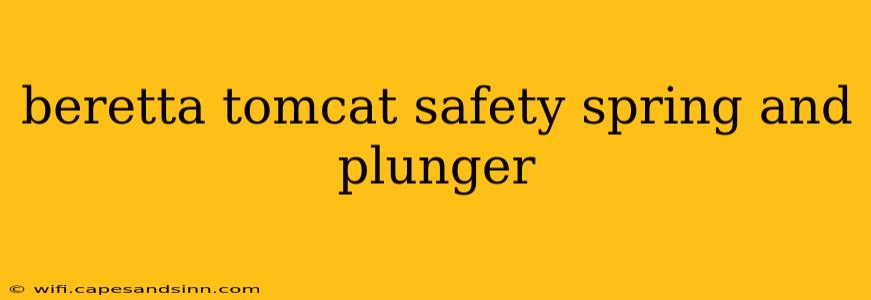 beretta tomcat safety spring and plunger