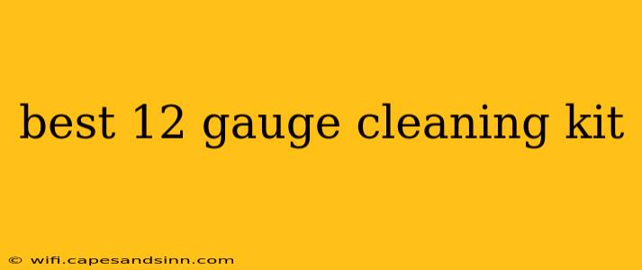 best 12 gauge cleaning kit