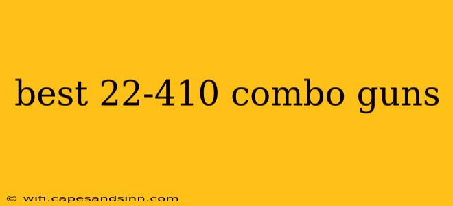 best 22-410 combo guns