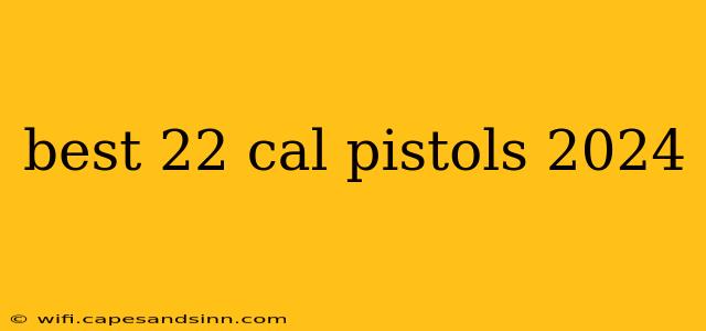 best 22 cal pistols 2024