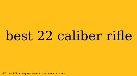 best 22 caliber rifle