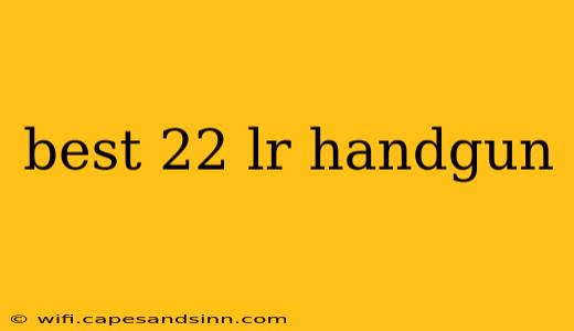 best 22 lr handgun