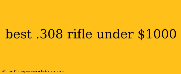 best .308 rifle under $1000