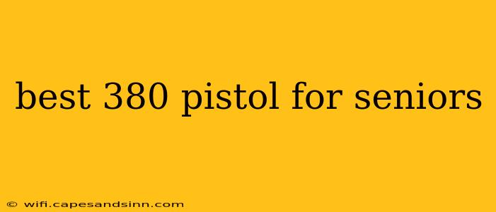 best 380 pistol for seniors