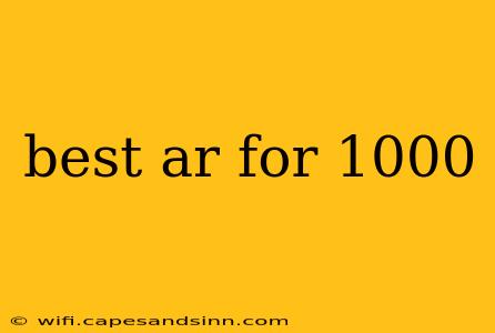 best ar for 1000