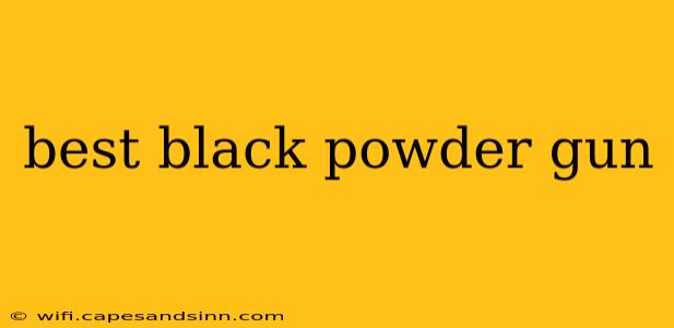 best black powder gun