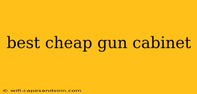 best cheap gun cabinet