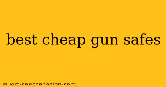 best cheap gun safes