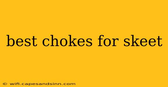 best chokes for skeet