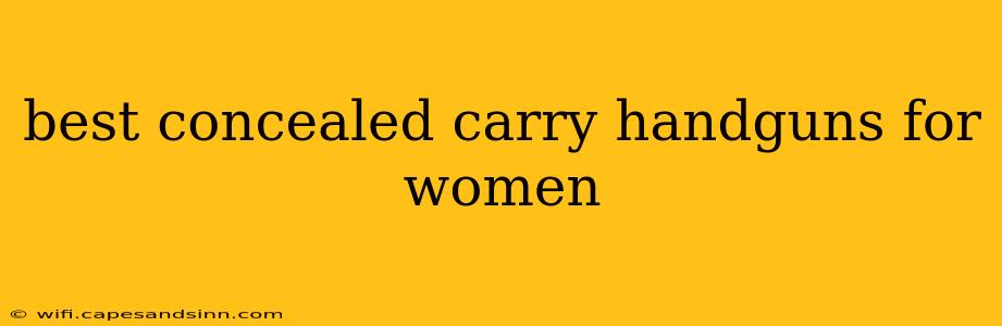 best concealed carry handguns for women