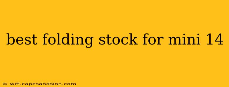 best folding stock for mini 14