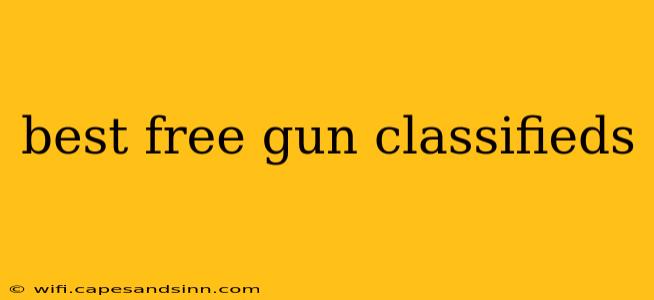 best free gun classifieds