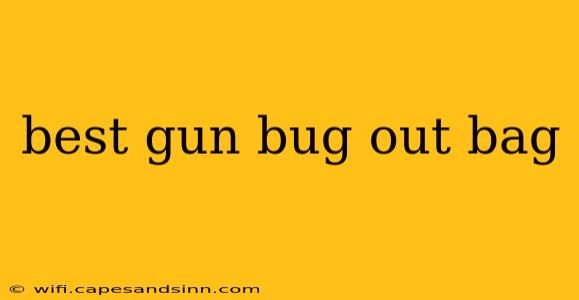 best gun bug out bag