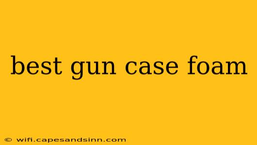 best gun case foam