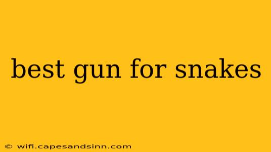 best gun for snakes