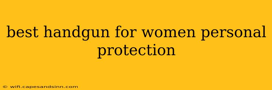 best handgun for women personal protection