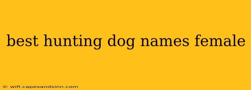 best hunting dog names female