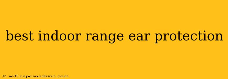 best indoor range ear protection