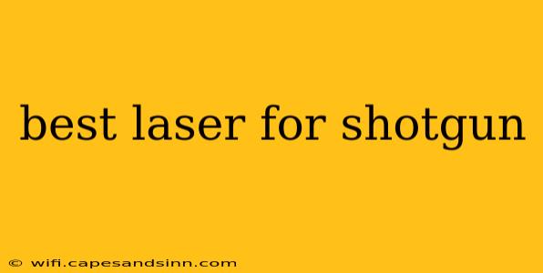 best laser for shotgun