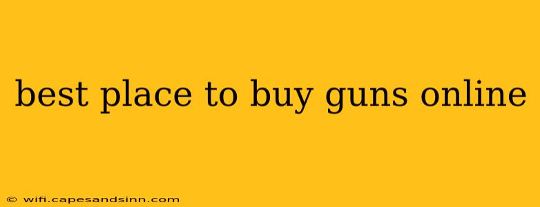 best place to buy guns online