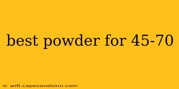 best powder for 45-70