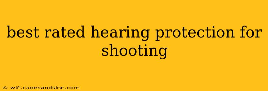 best rated hearing protection for shooting