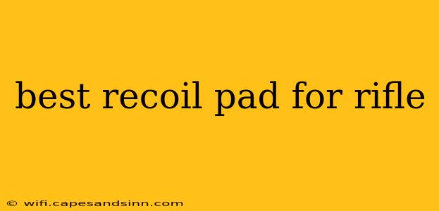 best recoil pad for rifle