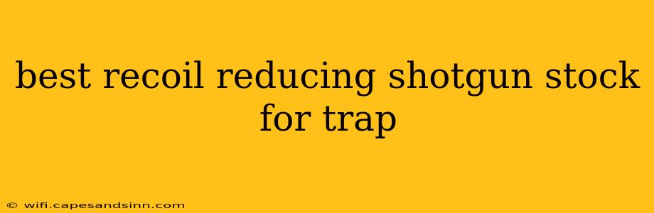 best recoil reducing shotgun stock for trap